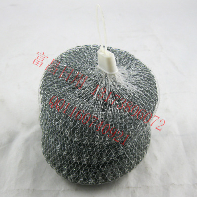 Factory direct 30G galvanized steel wire to cleaning ball 3 pack