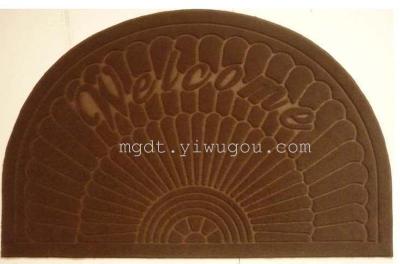 Shida Rubber Brushed Seamless Embossed Semicircle 4575 Floor Mat