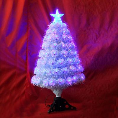 LED tri-color lamp tree, fiber optic Christmas tree