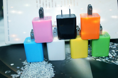 Cell phone charger plug colorful double plug fully versatile