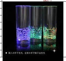 Flash toy luminous cup luminous induction flower straight cup