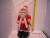 Dressed in bright clothes Santa Christmas decoration