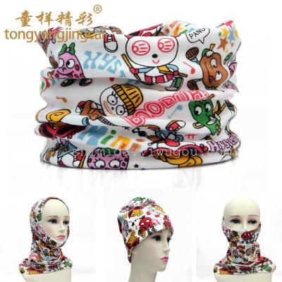 Outdoor multifunctional magic scarf scarf mask riding mountain bike equipment cold warm and windproof fleece mask