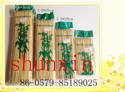 Bamboo sticks, grilled thin bamboo sticks, green bamboo sticks