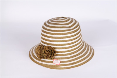 Simple atmospheric fisherman Hat straw hat ladies European spring/summer straw hat sun visor