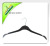 Garment accessories wholesale custom black white plastic clothes hanger