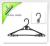 Garment accessories plastic clothes rack with rod hanger wholesale
