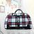 Fashion new style travel bag handbag semicircular bag carryall lattice bag s 1668