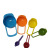8pc Measuring Spoon 8 Color Spoon Measuring Rice Spoon