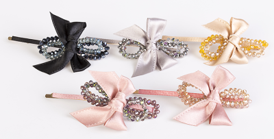 Korean bow Crystal paper clips