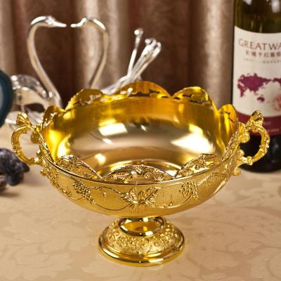 New European-style luxury KTV carved fruit bowl fruit bowl fruit bowl trash Hotel household gifts