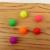 New fluorescent colors balls Candy-colored magnetic earrings Korea tide daughter no piercing ear-clip