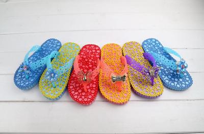 "Order" child pinches blowing slippers slip slippers of children circle color cartoon shoes