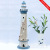 Lighthouse Mediterranean Watchtower 110 cm Window Ornament Wooden Frame MA01091