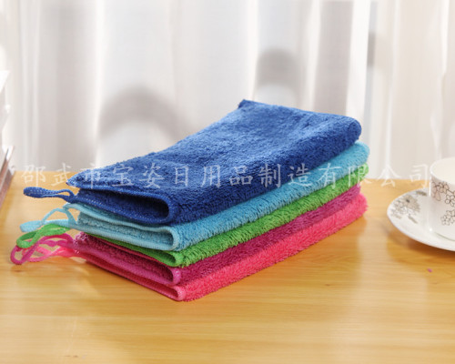 Double Coral Fleece Rag Multi-Functional Washing Towel Magic Hand Towel Dishwashing and Floor Cleaning Cloth 383