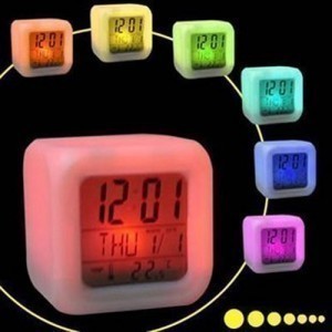 Second generation of rainbow color-changing mood clock (no BS