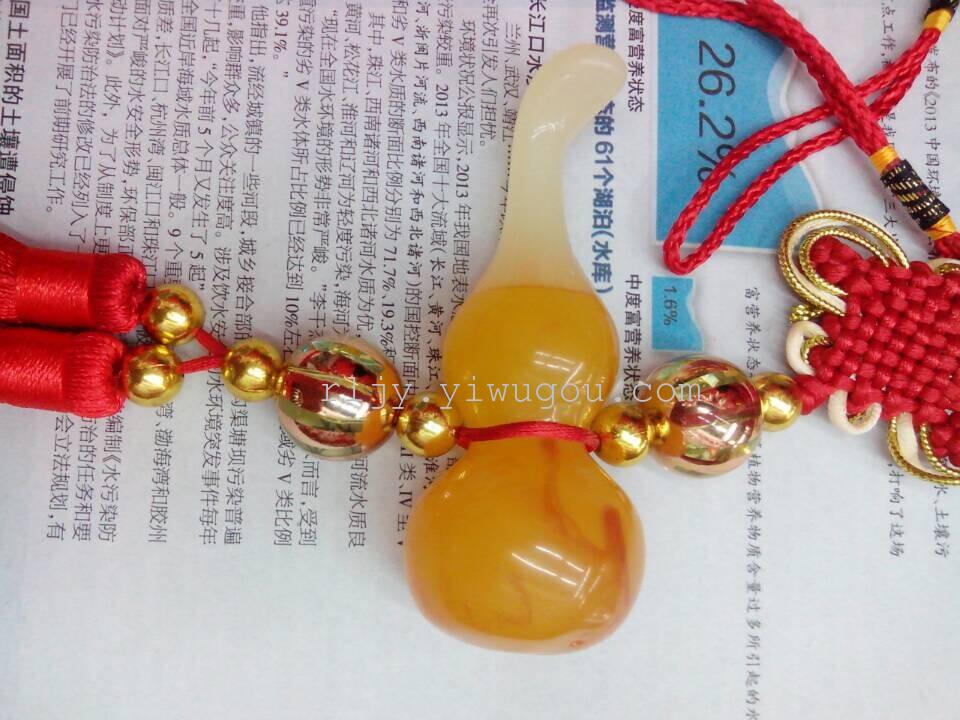 中国结 汽车挂件 葫芦红素 福禄挂件