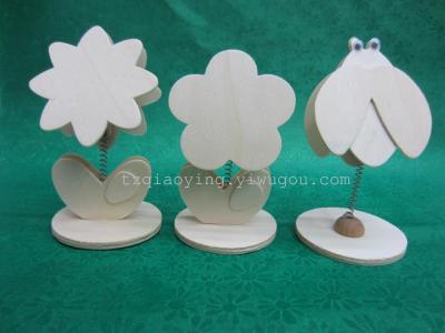 DIY crafts painted white slab wood bleached white Queen card holder handcrafted for children colouring