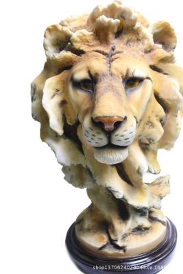 Resin Crafts Lion Home Living Room Decorations Business Friends Gifts Mean Healthy and Prosperous