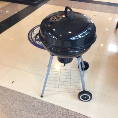 Large charcoal thickening BBQ grill outdoor BBQ charcoal grill grill patio BBQ grill grill