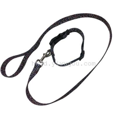 Pet supplies dog leashes nontoxic leash collar with Ribbon DrawString leash pets small and medium dogs
