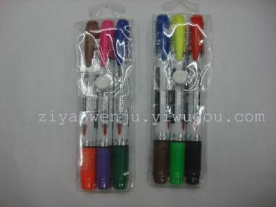 Highlighter manufacturers to provide a dual head, PVC Pocket highlighter, bright colors, writing fluency