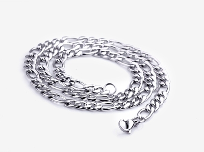 Stainless steel jewelry 3:1 men's cowboy chain necklace