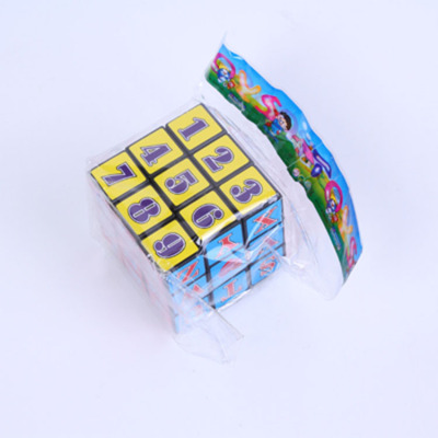 6.0 Rubik's cube Rubik's cube factory direct wholesale cartoon stickers 6.0 cm plastic Rubik's cube puzzle Rubik's cube