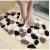 Simple color stone antimicrobial PVC non-slip bathroom mats-bathroom mats bathroom mat