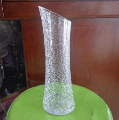 "Supply" 189630 MITRE ice glass vase art glass products
