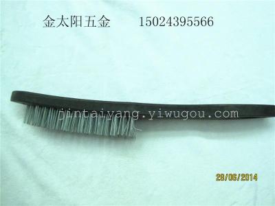 Black plastic handle brushes