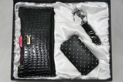 JESOU leather wallet hairdressing bag fashion watch new gift set can be used for business promotion