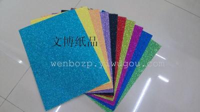 Glitter corrugated paper origami DIY manual paper jam