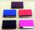 Latest high grade business gift card case card box PU color leather and metal combination
