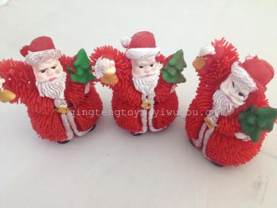 Manufacturers selling toys for Christmas Santa Claus plush ball snowman toys