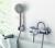 Single handle mixing valve faucet bathroom bath shower mixer set hot and cold bath shower faucet