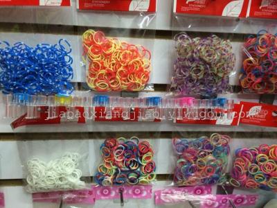 06 double color rubber bands, suitable for making bracelets, environmentally friendly products