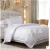 Luxury Gaestgiveriet Hotel where four pieces of cotton bedding bedding pure white satin.