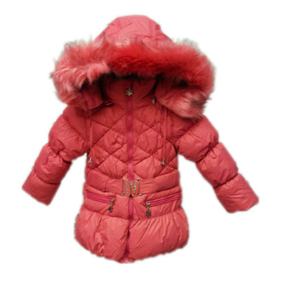 Child large new upmarket children ladies and men's Hooded down jacket dress