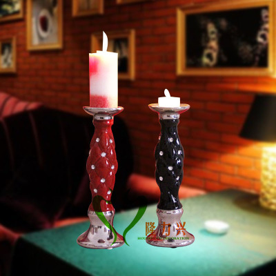 Gao Bo Decorated Home Modern simple European restaurant hotel decoration ceramic ideas wedding gifts candlesticks