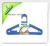 Plastic household hangers LT-543