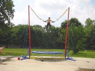 Manufacturers direct round single bungee, round trampoline, children jumping bed, round bungee