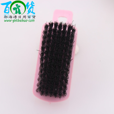 1008 bent curved plastic handle brush factory direct wholesale 2 wholesale selling shoe brush to spread the