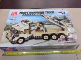 Jay Star counter-terrorism series blocks heavy equipment truck, children's educational toys (29012)