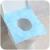 Disposable toilet seats travel travel travel 100% waterproof sterile single pack of toilet paper QQ