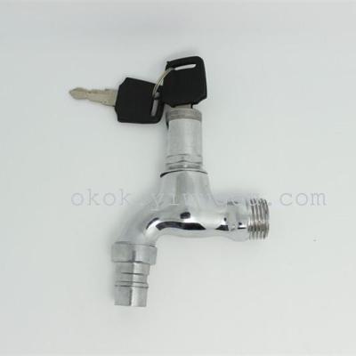Tap with lock brass or zinc 008