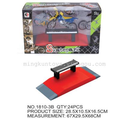 Alloy alloy skateboard toy series model 1810-3B