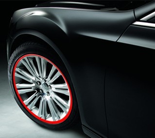 Automotive supplies, reflective strips modified wheel rims