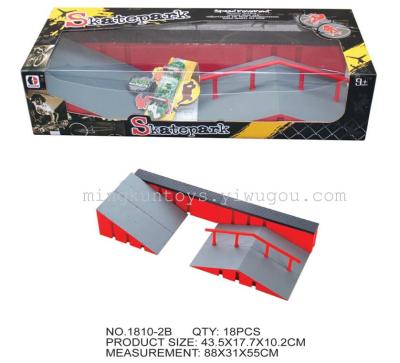 Alloy alloy skateboard toy series model 1810-2B