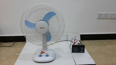 The 12 v solar electric fan